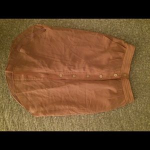 Madewell silk island skirt